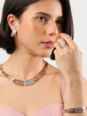 Buy SOHI Gold Plated Designer Jewellery Set Online