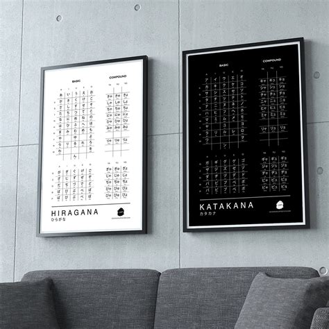 Buy Genki Kanji Hiragana and Katakana Charts for Japanese Learning (11 ...