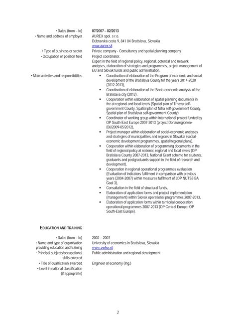 CV Lubomir Macak (EN) 2016 July | PDF