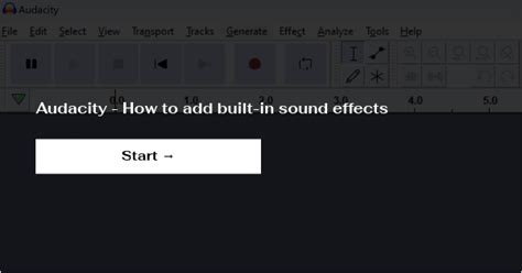Audacity Effects Tutorial 的图像结果