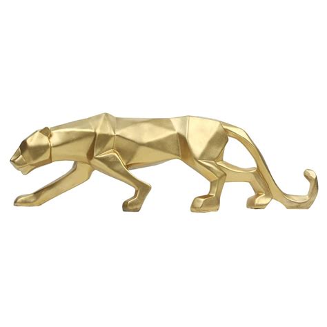 Buy ZART Jaguar Showpiece Animal Figurines Decorative Item for Home ...