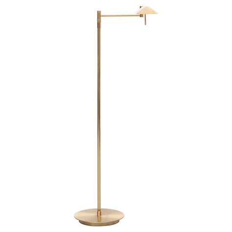 Brass Swing Arm Floor Lamp Holtkoetter, Germany at 1stDibs ...