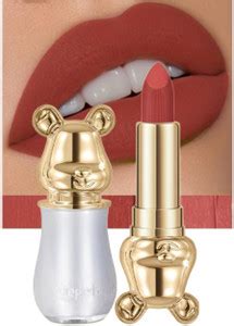 VONGEE GEGE BEAR Cute Velvet Matte Crayon Lipstick Waterproof ...