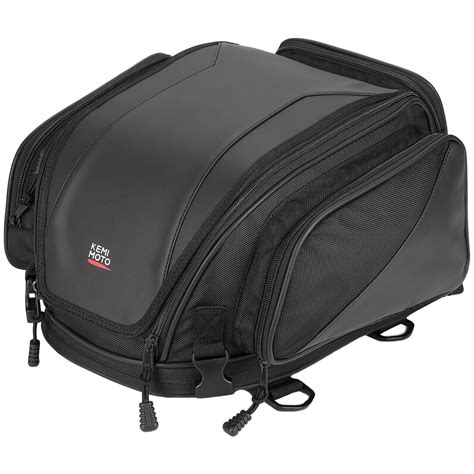 kemimoto Motorcycle Tail Bag Expandable Sissy bar Bag 1 Weekender ...