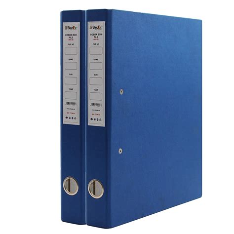 BindEx Classic Office D Ring Box File( Pack of 2,Blue ) Documentation ...