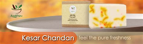 Buy AadiParv Natural Kesar Chandan Handmade Soap With Goat Milk Extract ...
