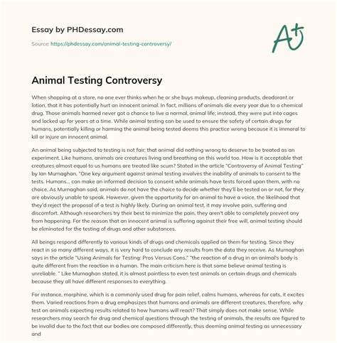 Image result for Animal Testing Controversy