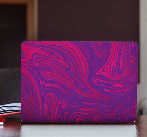 Purple gradient colour laptop stickers - TenStickers