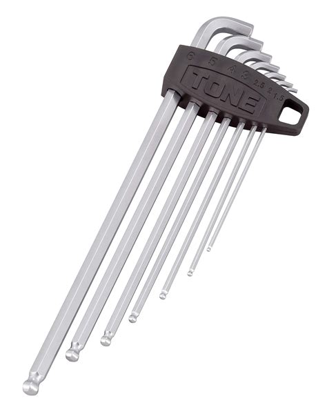 TONE BL700S Ball End Short Head Metric Hex Key Set : Amazon.in: Home ...