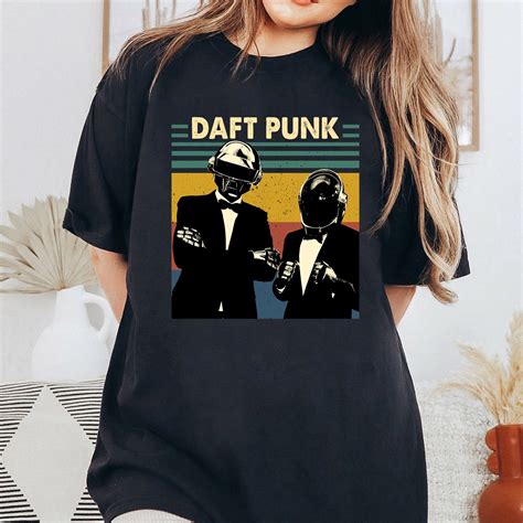 Daft Punk Vintage T-shirt, Daft Punk Shirt, Music Shirts, Gift Shirt ...
