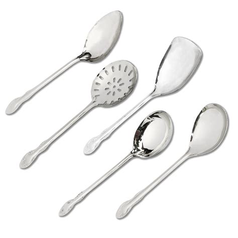 Kuber Industries Heavy Stainless Steel Skimmer|Serving Spoon|Wok ...