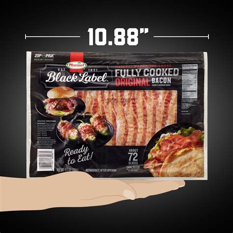 Hormel Black Label Fully Cooked Bacon Nutrition | Besto Blog