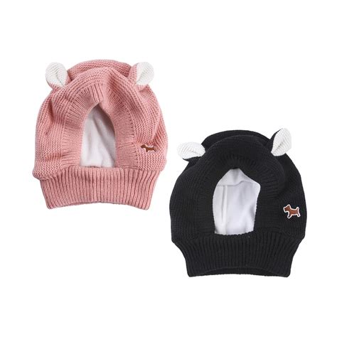 Meadawgs® Dog Knitted Hat Winter Pet Ear Muffs Noise Protection ...