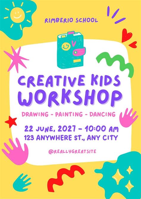 Kids Craft Poster 的图像结果