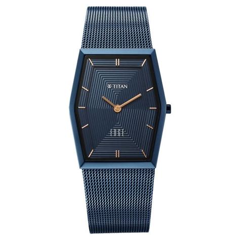 Buy Online Titan Edge Whimsey Quartz Analog Blue Dial Blue Stainless ...
