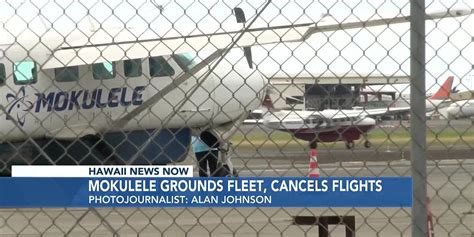 Grounded: Mokulele Airlines canceled all flights Wednesday