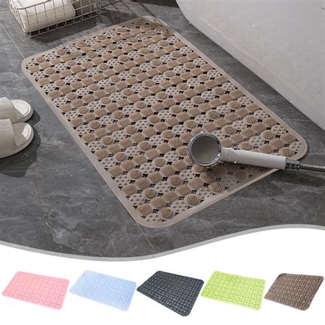 Non Slip Bath Mat | Shower Floor Pad with Massage Dots | Waterproof ...