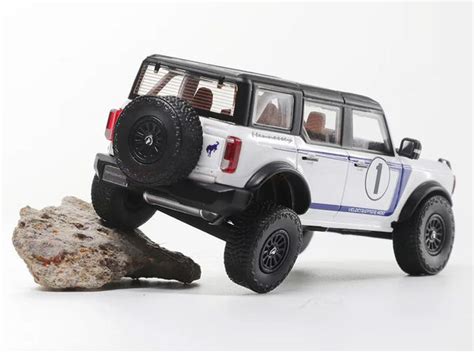 Ford Bronco White No 1 1:64 Shadow Pro diecast scale model miniature ...