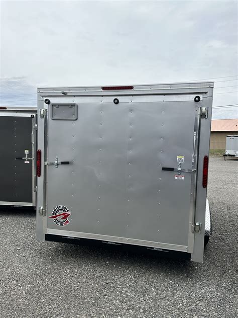2022 7×14 Tandem V-Nose – Silver – Ramp Door (714IT) – Country Farm and ...