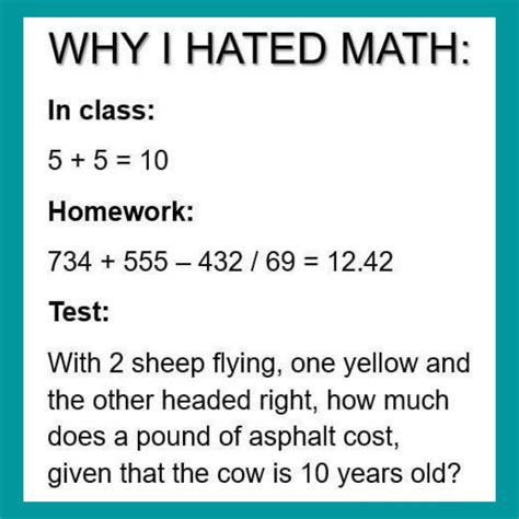 20 Hilarious Memes for Anyone Who Has Ever Struggled With Math
