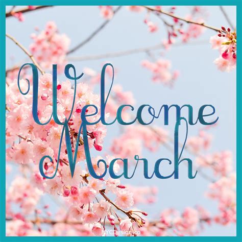 Welcome March Images for Instagram and Facebook – NYCDesign.co ...