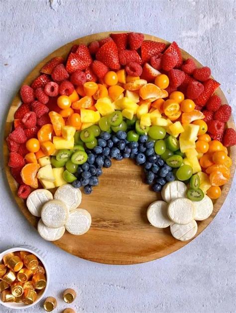 24 Festive St. Patrick's Day Charcuterie Board Recipes | Rainbow fruit trays, Rainbow snacks ...