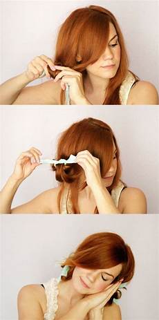 How To Style Hair Without Heat by How To Curl Your Hair Without Heat No Heat Curls Tutorials How To Style Hair Without Heat