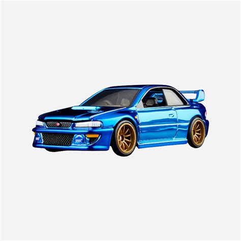 Hot Wheels RLC Exclusive 1998 Subaru 22B-STiSpectraflame OTTO Blue ...
