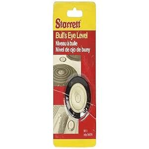 Starrett BE-1 Acrylic Circular Bullseye Level with Flange, 1.180 ...