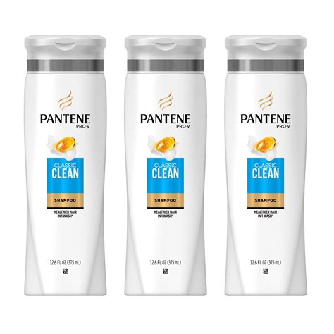 Pantene Pro-V Classic Clean Shampoo For Normal & Mixed Hair, 360ml ...