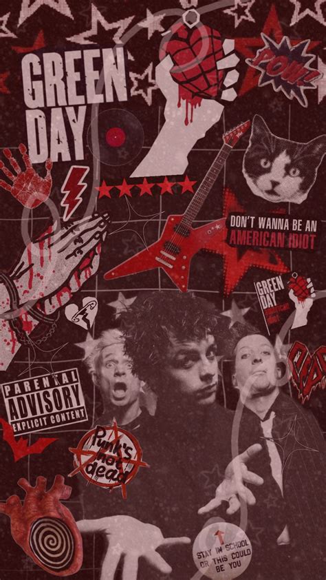 #greenday #red #americanidiot #billiejoearmstrong #mikedirnt #trecool # ...