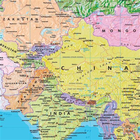 Large Detailed World Map 的图像结果