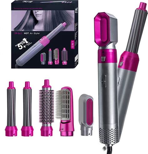 TechKing 5 in 1 Multifunctional Hair Dryer Styling Tool, Detachable 5 ...