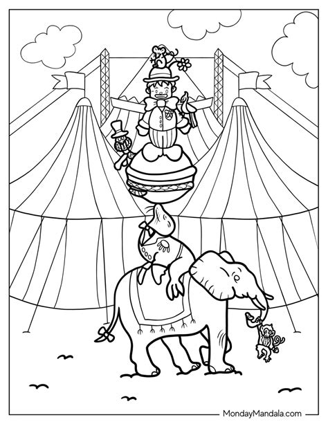 Circus Coloring Activity