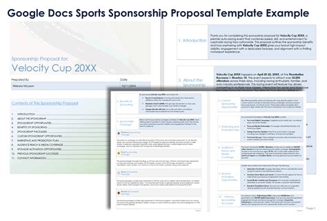 Event Proposal Template Google Docs