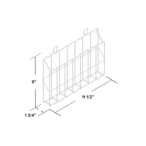 Magazine Racks: Cups Wall Mounted Iron Mail Magazine Rack – Studio GKW