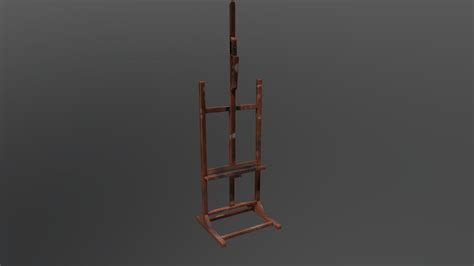 Wooden Easel | dirty and painted - Download Free 3D model by lil_bentley [7cf01ab] - Sketchfab