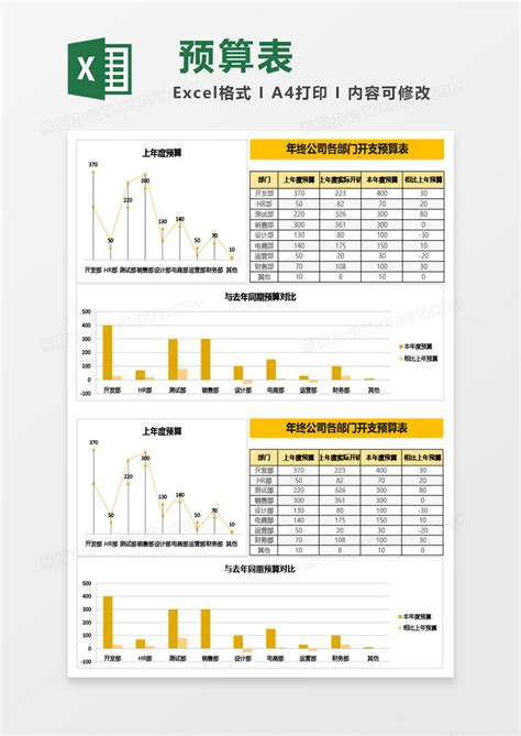 黄色简约公司日常开支明细表EXCEL模板下载_公司_图客巴巴