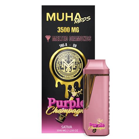 Muha Meds | Melted Diamonds Disposable | 3.5g - Greens and Beans