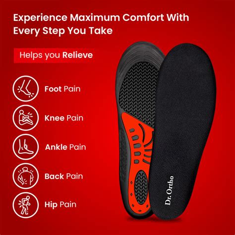 Orthopedic Gel Comfort Insole | Cushioning & Support for Every Step ...