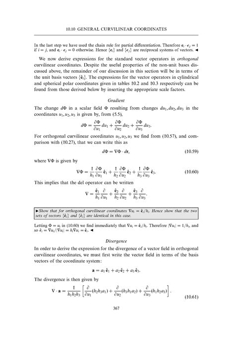 Physics Engineering (31) - 10 GENERAL CURVILINEAR COORDINATES In the ...