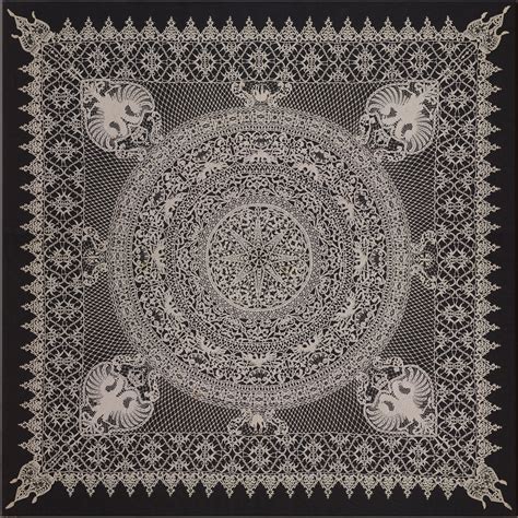Bobbin-lace coverlet, perhaps made for the 1649 wedding of Phillip IV ...