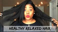 Relaxed Hair Growing Out by How To Grow Healthy Relaxed Hair Doovi Relaxed Hair Growing Out