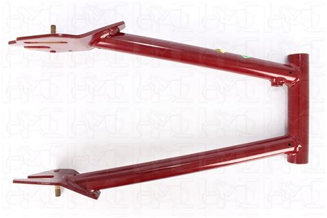 SWING ARM WITH BUSHES - ROYAL MAROON. (MEASURES 187mm AT PIVOT END ...