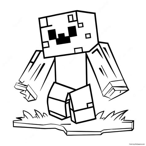 Free Printable Minecraft Creeper Coloring Pages