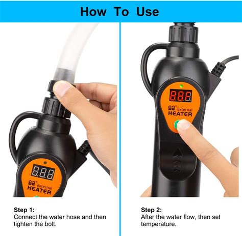 DaToo Aquarium External Heater - 300W In-Line Fish India | Ubuy