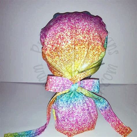 Ponytail Scrub Cap SEWING PATTERN PDF, Ponytail Surgical Cap Women Pattern, Ponytail Scrub Hat ...