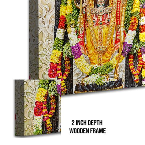 Serene Retreat: Lord Ram Ayodhya Ram Mandir Wall Art Painting For ...