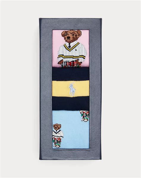Polo Bear 3-Sock Gift Set for Men | Ralph Lauren® IN