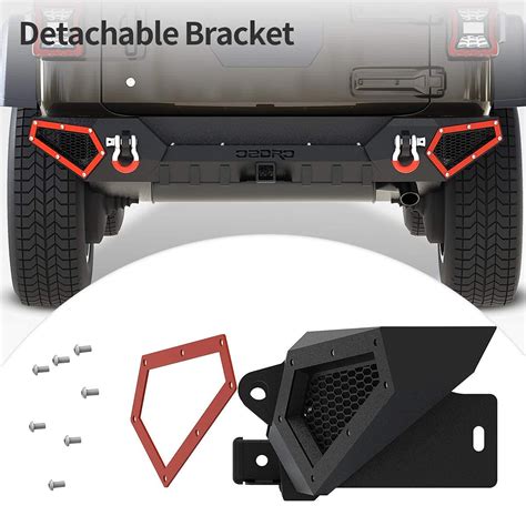 OEDRO Rear Bumper Compatible with 2018-2022 Jeep Wrangler JL ...
